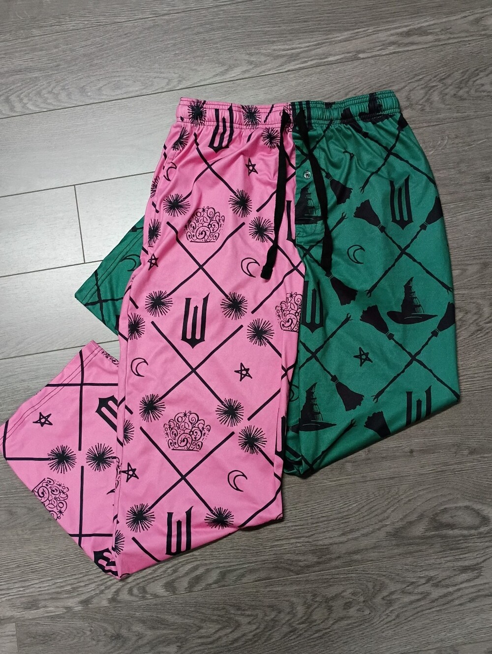 Disney's Wicked Two-Tone Pink and Green Pajama Pants